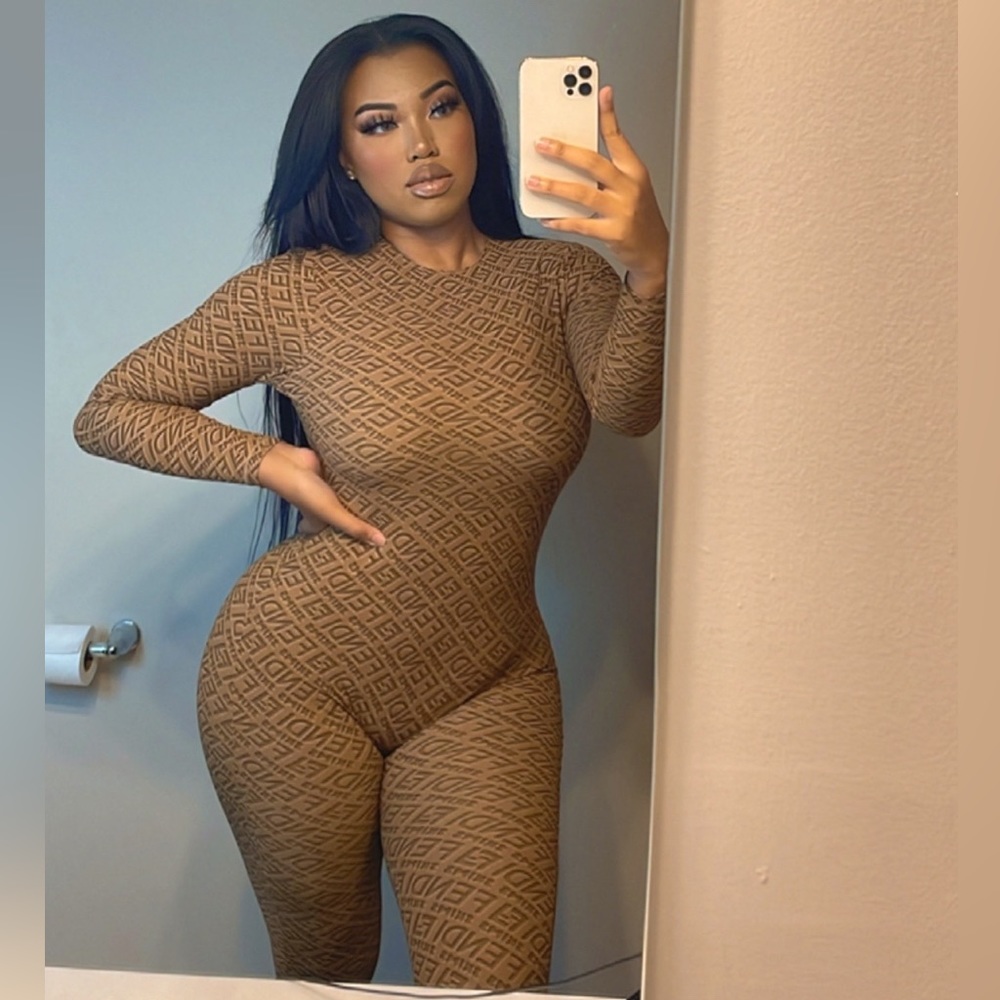 Skims X Fendi jumpsuit
